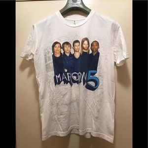 American Apparel Maroon 5 T-shirt 2013 concert